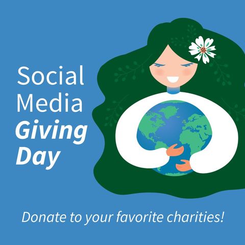 Social Media Giving Day Charity Illustration - Download Free Stock Templates Pikwizard.com