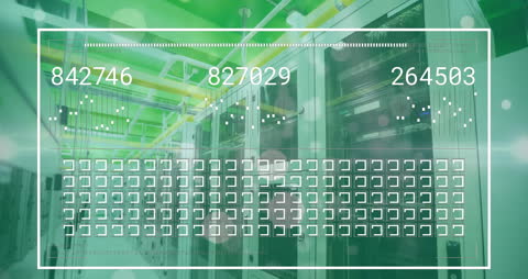 Innovative Data Processing Interface in Modern Server Room