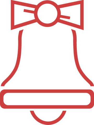 red bell with bow on transparent background for holiday design - Download Free Stock Videos Pikwizard.com