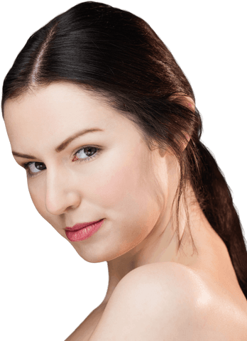 transparent background portrait of young woman with dark hair - Download Free Stock Videos Pikwizard.com