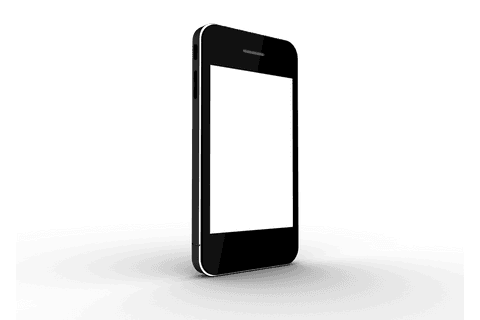 isolated smartphone with white screen on transparent background - Download Free Stock Videos Pikwizard.com