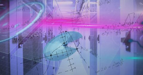 data algorithms and analysis on server network backdrop - Download Free Stock Images Pikwizard.com