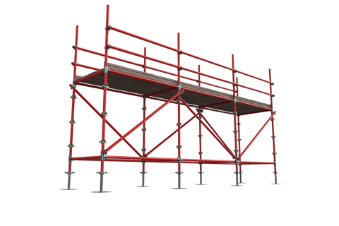 transparent 3d illustration of scaffolding structure with wooden support - Download Free Stock Videos Pikwizard.com