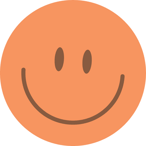 smiling face emoticon on transparent orange - Download Free Stock Videos Pikwizard.com