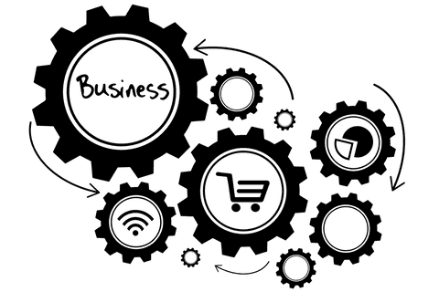 transparent business strategy with gear symbols and icons - Download Free Stock Videos Pikwizard.com