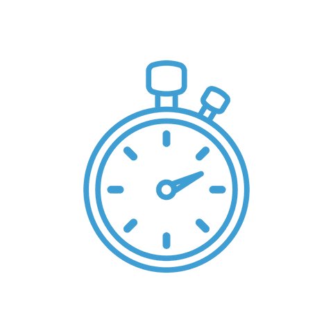 blue timer icon with transparent background - Download Free Stock Videos Pikwizard.com