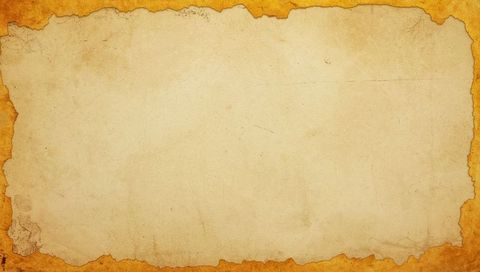 Vintage aged parchment with burnt edges and weathered paper texture for design