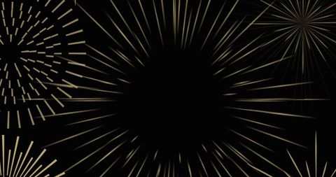 golden fireworks exploding on black background - Download Free Stock Images Pikwizard.com