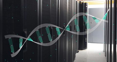 advanced medical data management in server room - Download Free Stock Images Pikwizard.com