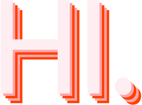 transparent 3d hi text graphic with retro vibes - Download Free Stock Videos Pikwizard.com