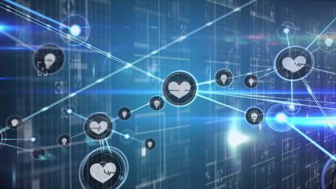 Digital Health Network and Connectivity Concept