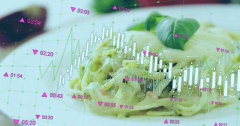 Fusion of culinary art and modern data visualization