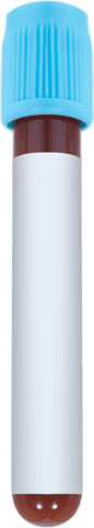 transparent blood test tube with blue cap - Download Free Stock Videos Pikwizard.com