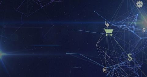 Futuristic Network of Global Trade and Finance Connections - Download Free Stock Images Pikwizard.com