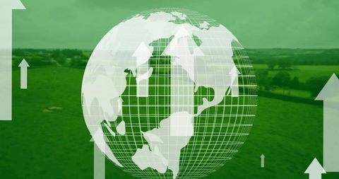 Global connectivity in green digital landscape