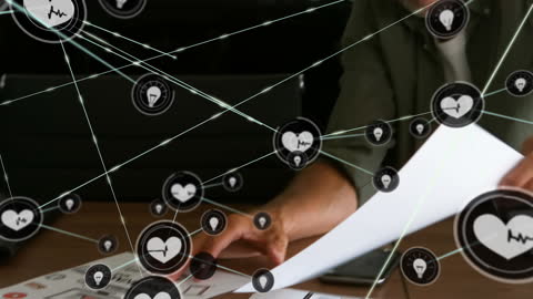 Analyzing Reports with Futuristic Technology Interface