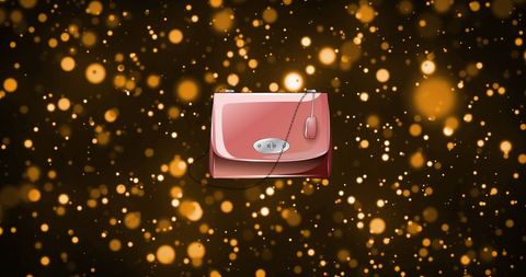 Stylish Pink Handbag Against Glowing Abstract Background - Download Free Stock Images Pikwizard.com