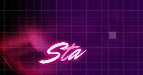 Futuristic Neon Start Sign with Digital Grid Background - Download Free Stock Images Pikwizard.com