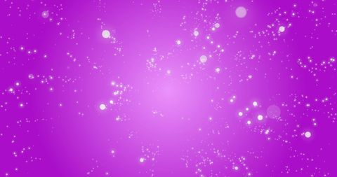 Glowing white light spots on vibrant pink background