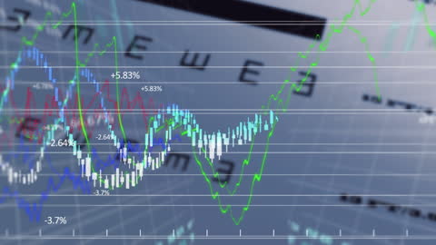 Digital Graphs Representing Data Analysis and Trends