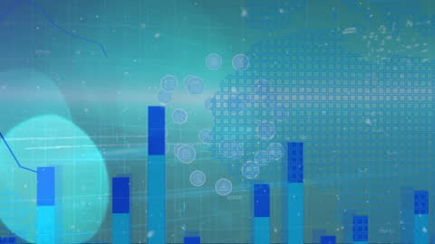 Digital Global Networking with Interactive Data Visualization Display