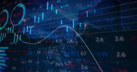 Dynamic Financial Data with Overlayed Graphs Display