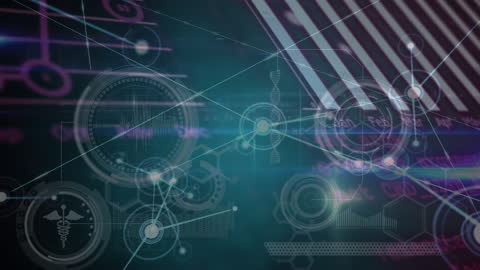 Abstract Digital Data Network Connections