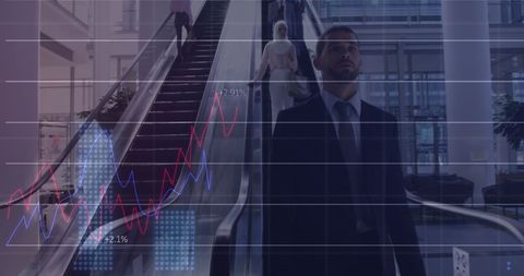 Financial Growth Concept Visual with Corporate Professionals