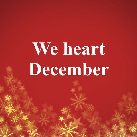 Festive December Greeting with Snowflakes on Red Background - Download Free Stock Templates Pikwizard.com