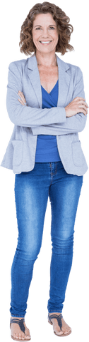 Confident Business Professional in Casual Attire on Transparent Background - Download Free Stock Videos Pikwizard.com