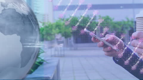 Digital World Communication and Data Concept