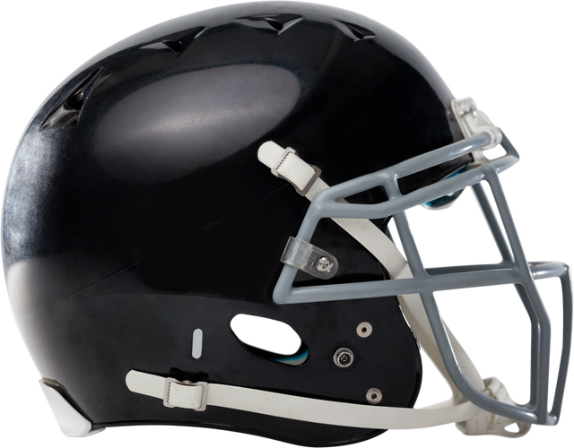 American Football Black Helmet Transparent Background Close-Up - Download Free Stock Videos Pikwizard.com