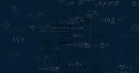 Complex Math and Science Formula on Dark Backgrounded - Download Free Stock Images Pikwizard.com