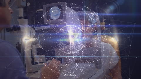 Surgeons Using AR with Global Networking Technology Interface