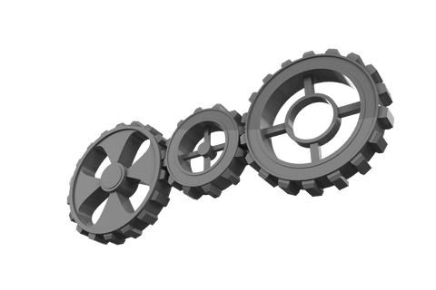 Gray Gears On Transparent Background Illustrate Connection - Download Free Stock Videos Pikwizard.com