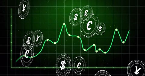 Global Currency Symbols on Financial Data Chart - Download Free Stock Images Pikwizard.com