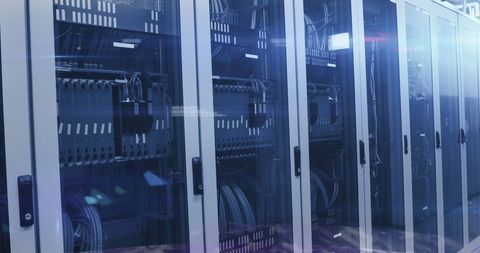 High-Tech Server Room Showcasing Digital Data Processing Technology - Download Free Stock Images Pikwizard.com