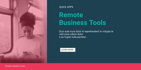 efficiency and productivity with remote business tools template - Download Free Stock Templates Pikwizard.com
