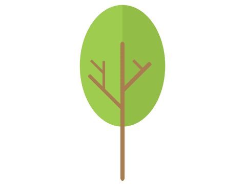 minimalist tree symbol illustration on transparent background - Download Free Stock Videos Pikwizard.com