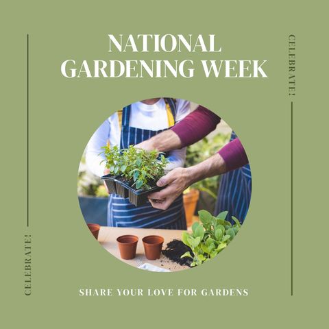 Celebrating National Gardening Week with Passion for Plants - Download Free Stock Templates Pikwizard.com