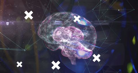 Futuristic Brain Data Processing Technology Concept - Download Free Stock Images Pikwizard.com