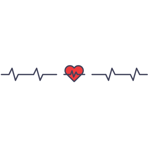 Transparent Heartbeat Pulse Icon with Life Line on Transparent Background - Download Free Stock Videos Pikwizard.com