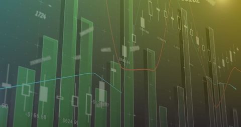 Dynamic Financial Data and Charts Illustration of Business Growth Trends - Download Free Stock Images Pikwizard.com