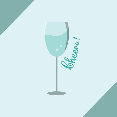 Transparent Cheers Glass Illustration for Party Celebrations - Download Free Stock Videos Pikwizard.com
