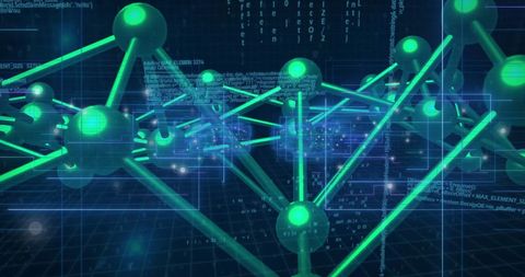 futuristic digital network with glowing data connections - Download Free Stock Images Pikwizard.com