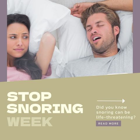 Man Snoring Loudly While Restless Woman Awakes - Download Free Stock Templates Pikwizard.com