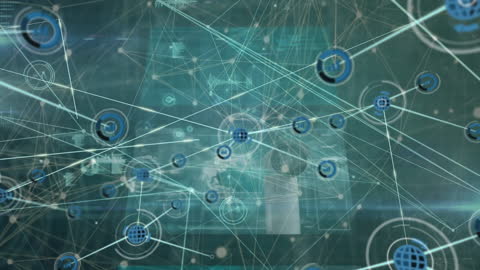 Dynamic Network Connections and Data Flow Visualization