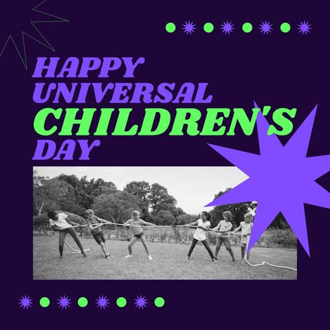 celebrating universal children's day with tug of war fun - Download Free Stock Templates Pikwizard.com