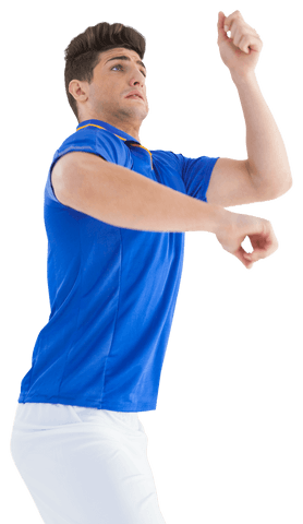 focused footballer jumping on transparent background for sport concepts - Download Free Stock Videos Pikwizard.com