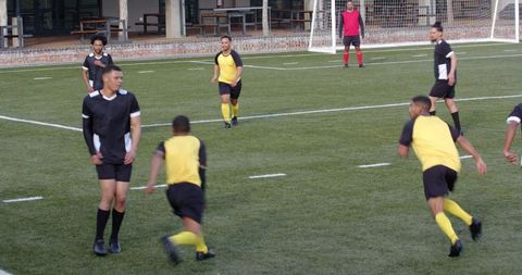 Teen Soccer Players in Energetic School Match Displaying Teamwork - Download Free Stock Images Pikwizard.com